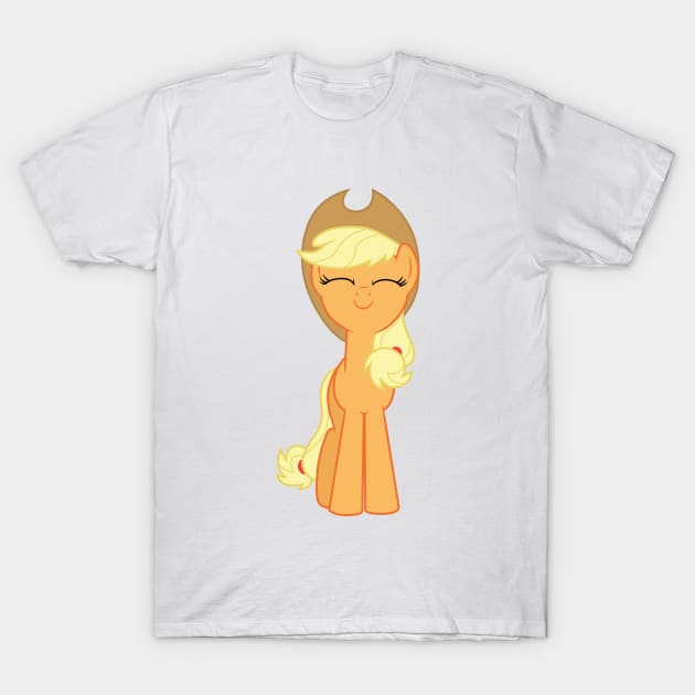 Applejack nuzzle T-Shirt by CloudyGlow